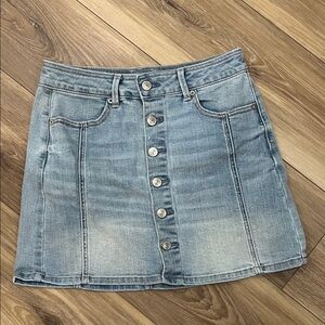 American Eagle Outfitters Light Blue Denim Skirt